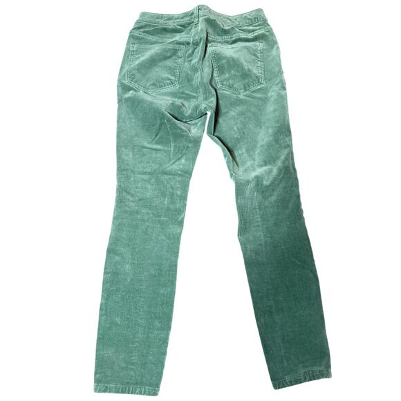 Pilcro High-Rise Skinny Corduroy Pants, Green, Size 28 - Picture 2 of 7